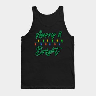 Merry and Bright Christmas Tank Top